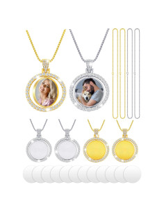 Conjunto de Colgantes de Rhinestone Fumete 24 Pcs DIY Navidad