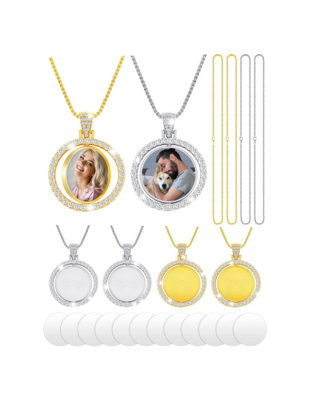 Conjunto de Colgantes de Rhinestone Fumete 24 Pcs DIY Navidad