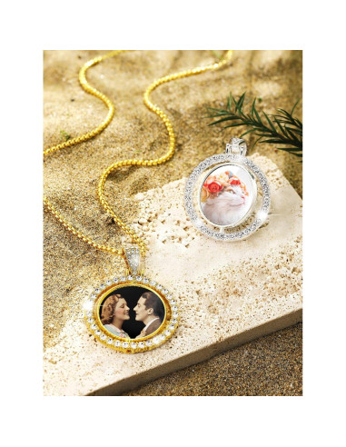 Conjunto de Colgantes de Rhinestone Fumete 24 Pcs DIY Navidad