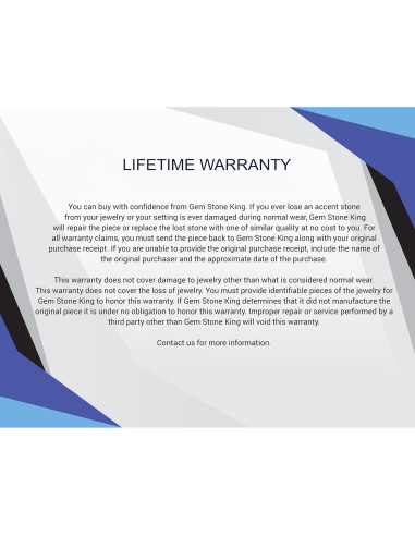 Aretes de Circonita Blanca Gem Stone King 925 Plata 6MM