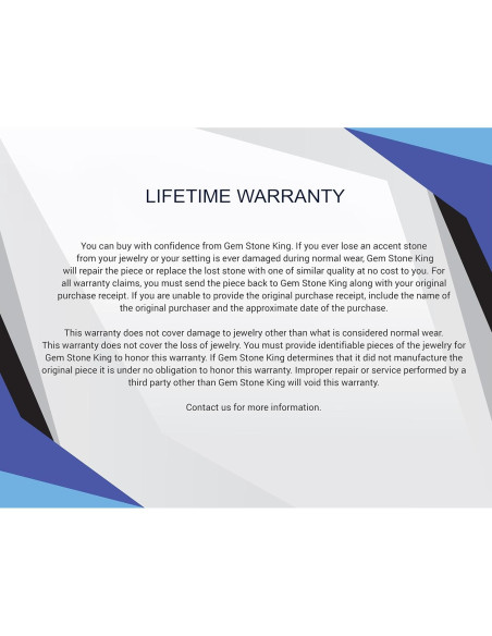 Aretes de Circonita Blanca Gem Stone King 925 Plata 6MM