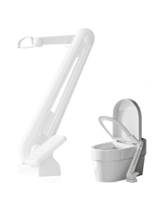 Elevador de tapa de inodoro con pedal YYZGGLING 50.5x21cm