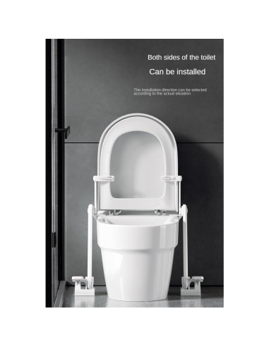 Elevador de tapa de inodoro con pedal YYZGGLING 50.5x21cm