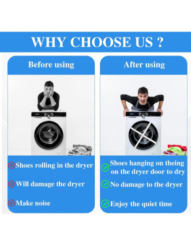 Bolsa para Secar Zapatos Giantree 35x40 cm Malla Lavadora