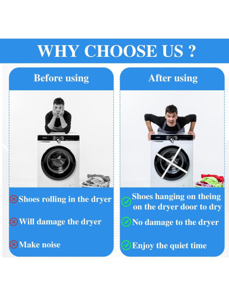 Bolsa para Secar Zapatos Giantree 35x40 cm Malla Lavadora