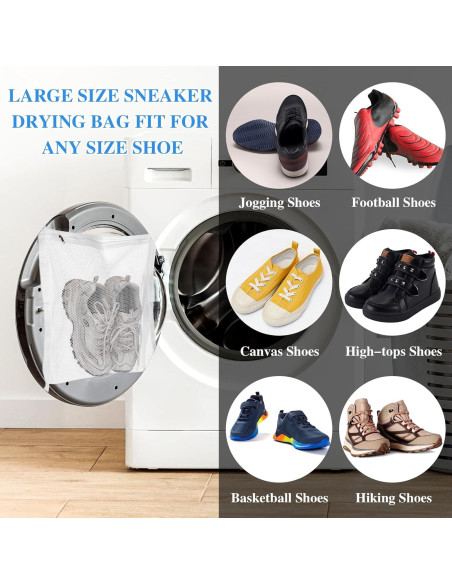 Bolsa para Secar Zapatos Giantree 35x40 cm Malla Lavadora