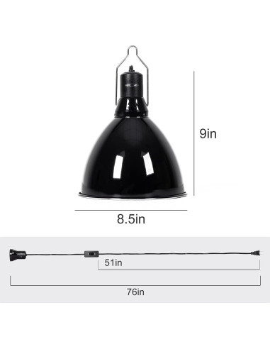 Lámpara de Reptil REPTI ZOO 200W 2 en 1 E26 con UVB