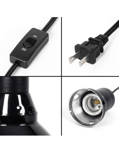 Lámpara de Reptil REPTI ZOO 200W 2 en 1 E26 con UVB