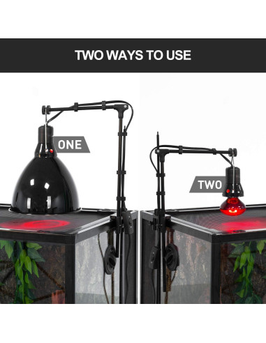 Lámpara de Reptil REPTI ZOO 200W 2 en 1 E26 con UVB