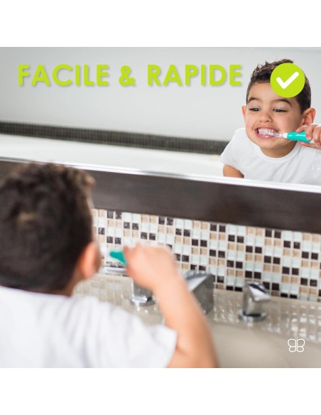 Cepillo de Dientes Eléctrico Snik para Bebés y Niños - Luz LED