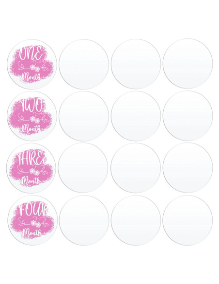 20 Discos Acrílicos Transparentes 10 cm JINMURY para DIY