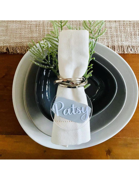 20 Discos Acrílicos Transparentes 10 cm JINMURY para DIY