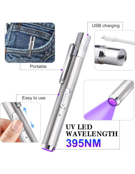 Kit de Resina UV DecorRom 60g con Linterna UV Recargable