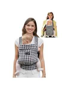 Portabebés ergonómico GROWNSY Houndstooth 3-20 kg