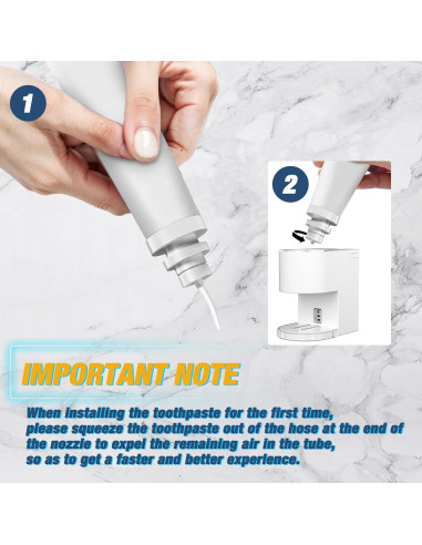 Dispensador Automático de Pasta de Dientes Monstake Negro 6 Niveles