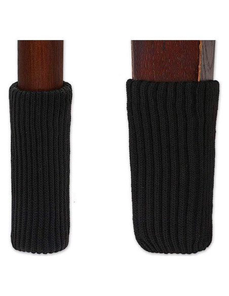 Calcetines para Patas de Muebles TEKEFT 20 Piezas Negro Calcetines para Patas de Muebles TEKEFT 20 Piezas Negro