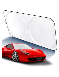 Protector Solar para Parabrisas IAQWE 59x30cm Bloquea UV y Calor