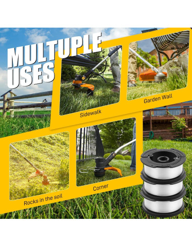 Paquete de 10 Cuerdas de Desmalezadora PETOX AF-100 240ft