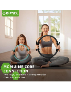 Juego de Anillos de Pilates GIFNOL con Pelotas y Bandas 2