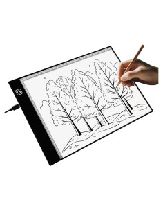 Caja de Luz LED A4 WELLFAR Ultra Fina Ajustable USB 30x20cm