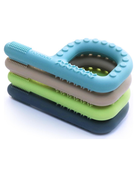 Juguetes Masticables Sensoriales para Niños Autistas - 4 Piezas