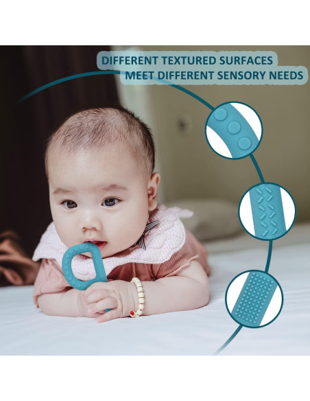 Juguetes Masticables Sensoriales para Niños Autistas - 4 Piezas