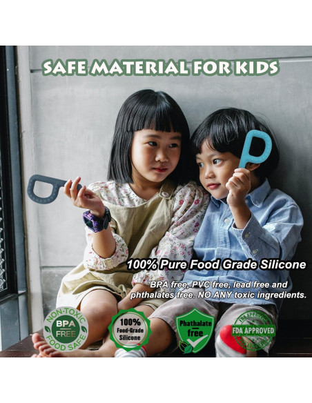 Juguetes Masticables Sensoriales para Niños Autistas - 4 Piezas