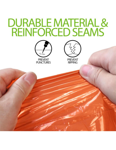 Poncho de Lluvia de Emergencia FosPower 4 Piezas Impermeable