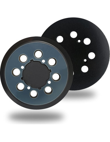 Almohadilla de Lijadora DeWalt 5" Gancho y Bucle 8 Agujeros