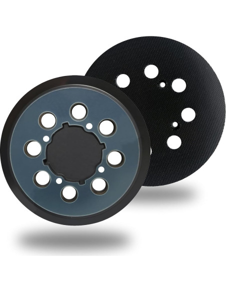 Almohadilla de Lijadora DeWalt 5" Gancho y Bucle 8 Agujeros