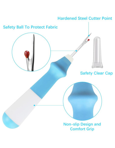 Desgarrador de Costuras Lhedon 3 Piezas Ergonómico 13 cm