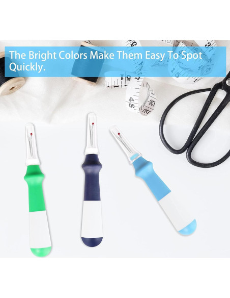 Desgarrador de Costuras Lhedon 3 Piezas Ergonómico 13 cm