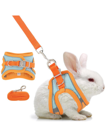 Arnés y Correa Ajustable Timwaygo para Conejo S Reflectante