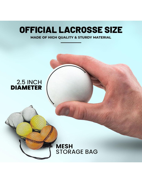 Bolas de Lacrosse Luxury Mask - Terapia Muscular y Juguete para Perros