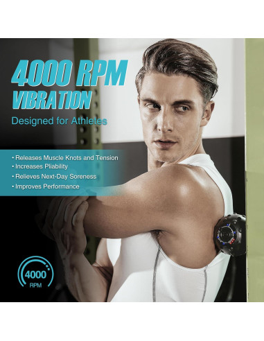 Bola de Masaje Vibrante Vulken Acusphere 4 Velocidades 9.53cm