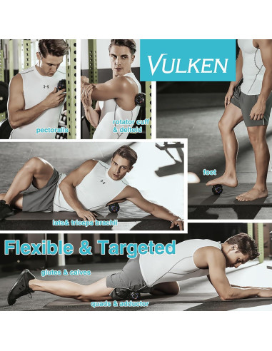 Bola de Masaje Vibrante Vulken Acusphere 4 Velocidades 9.53cm