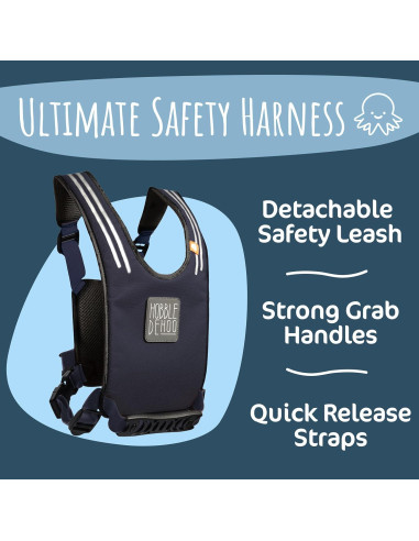 Arnés Infantil Hobbledehoo XL Azul para Niños 7+ Años