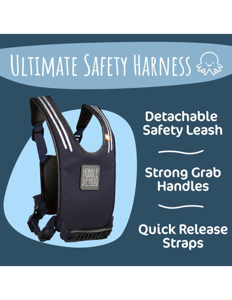 Arnés Infantil Hobbledehoo XL Azul para Niños 7+ Años