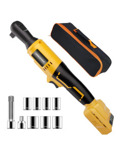 Llave de Carraca Inalámbrica Lezwuatoolz 3/8" 100 N.m 20V