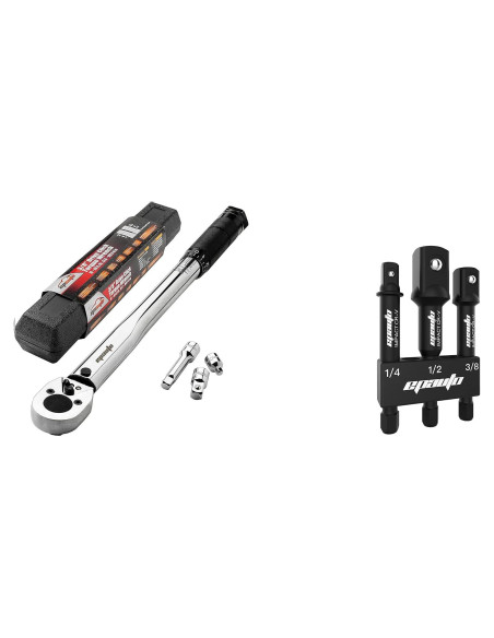 Adaptador de Enchufe de Par de Apriete EPAuto 3 Piezas 3/8"
