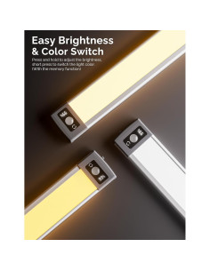 Luz Bajo Gabinete YIGER LED 25.4cm Inalámbrica con Sensor 2