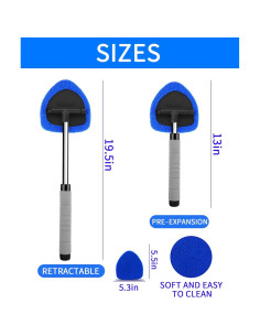 Herramienta de Limpieza de Parabrisas COFSODI Azul 48 cm 2