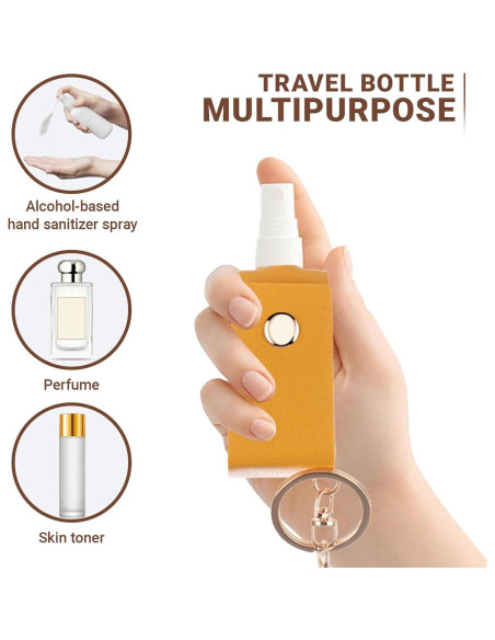 Botella de Spray de Alcohol WUMUZAI 30 ml Mini 6 Colores