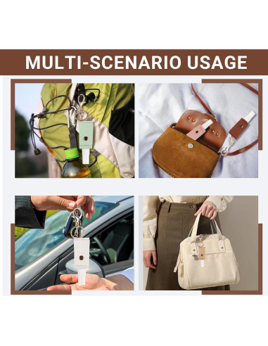 Botella de Spray de Alcohol WUMUZAI 30 ml Mini 6 Colores