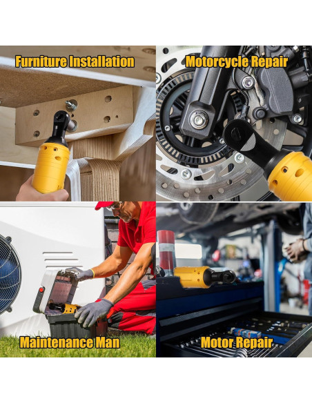 Llave de Carraca Inalámbrica Lezwuatoolz 3/8" 100 N.m 20V