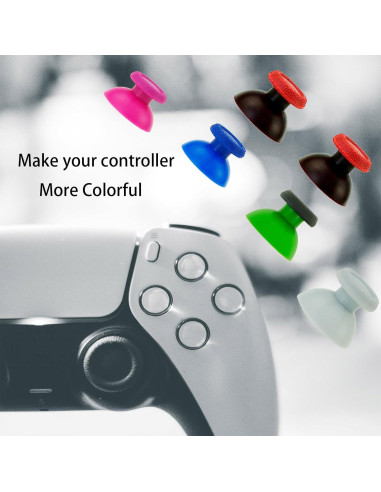 Reemplazo Palanca Analógica Joystick PS5 CDHKOZ 8 Piezas Rosa