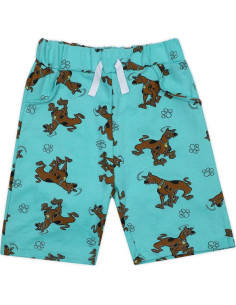 Pantalones Cortos para Niños Warner Bros Scooby-Doo 2 Pzas Gris/Azul 2