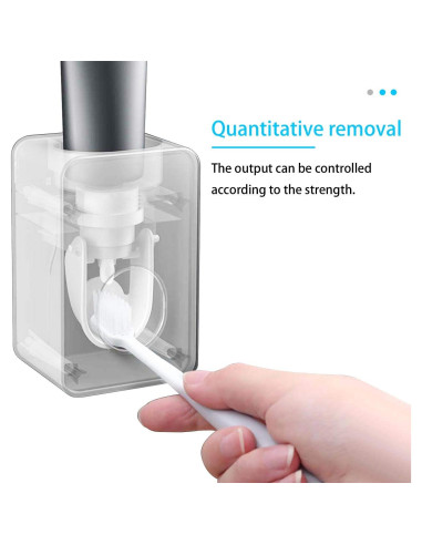 Dispensador Automático de Pasta de Dientes VICKSONGS Negro