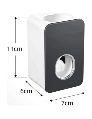 Dispensador Automático de Pasta de Dientes VICKSONGS Negro