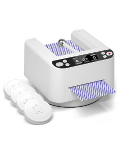 Máquina Automática de Reparto de Cartas Ht Viik MAX II - 8 Jugadores, Blanco